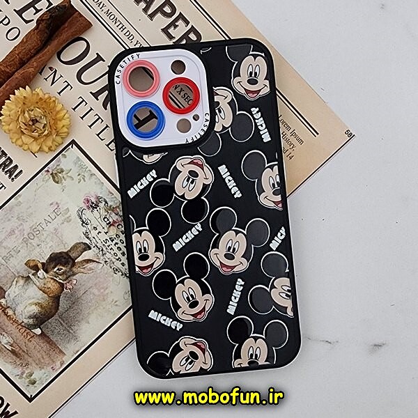 قاب گوشی iPhone 13 Pro آیفون فانتزی ژله ای طرح کارتونی محافظ لنز دار کد 340