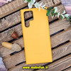 قاب گوشی Galaxy S22 Ultra سامسونگ اورجینال چرمی لدرکیس Leather Case زرد کد 226