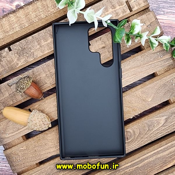 قاب گوشی Galaxy S22 Ultra سامسونگ اورجینال چرمی لدرکیس Leather Case مشکی کد 228