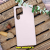 قاب گوشی Galaxy S22 Ultra سامسونگ اورجینال چرمی لدرکیس Leather Case صورتی روشن کد 229