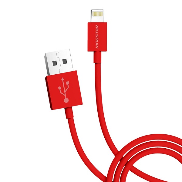 کابل تبدیل USB به Lightning اپل کینگ استار مدل K67i طول 110 سانتی متر کد 140965