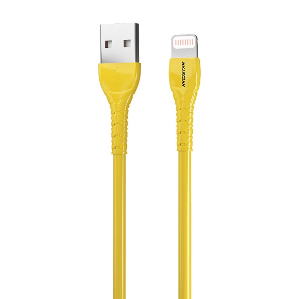 کابل تبدیل USB به Lightning اپل کینگ استار مدل K101i طول 110 سانتی متر کد 140962