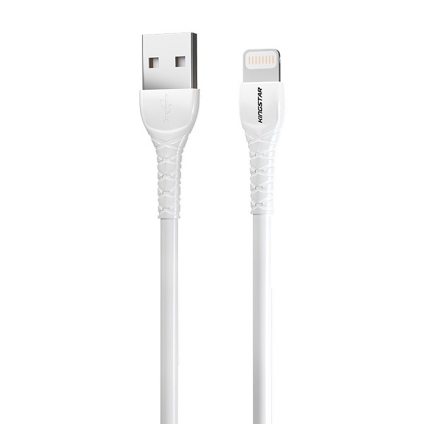 کابل تبدیل USB به Lightning اپل کینگ استار مدل K101i طول 110 سانتی متر کد 140962