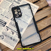 قاب گوشی Galaxy A32 4G سامسونگ طرح آیپکی iPaky طرح پشت طلق شفاف دور ژله ای ایربگ دار محافظ لنز دار مشکی کد 726