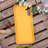 قاب گوشی Galaxy A14 4G - Galaxy A14 5G سامسونگ اورجینال چرمی لدرکیس Leather Case زرد کد 46