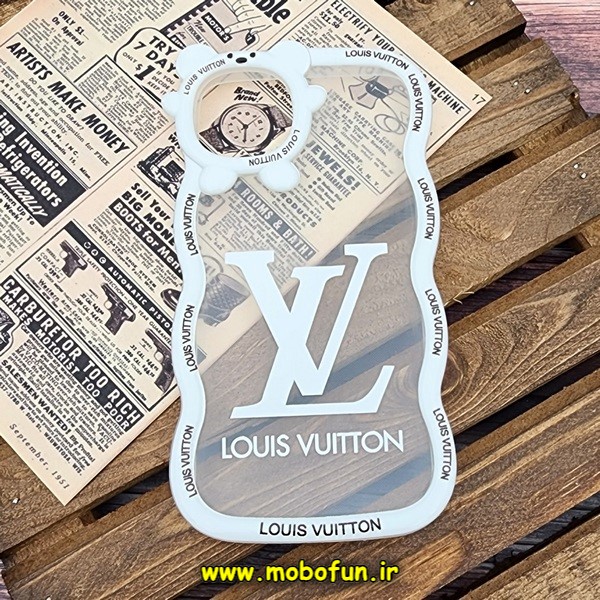 قاب گوشی iPhone 11 Pro Max آیفون شفاف فانتزی بالشتی طرح لویی ویتون LV کد 497