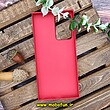 قاب گوشی Galaxy Note 20 Ultra سامسونگ اورجینال چرمی لدرکیس Leather Case صورتی فانتزی کد 167