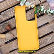 قاب گوشی Galaxy S21 Ultra سامسونگ اورجینال چرمی لدرکیس Leather Case زرد کد 281