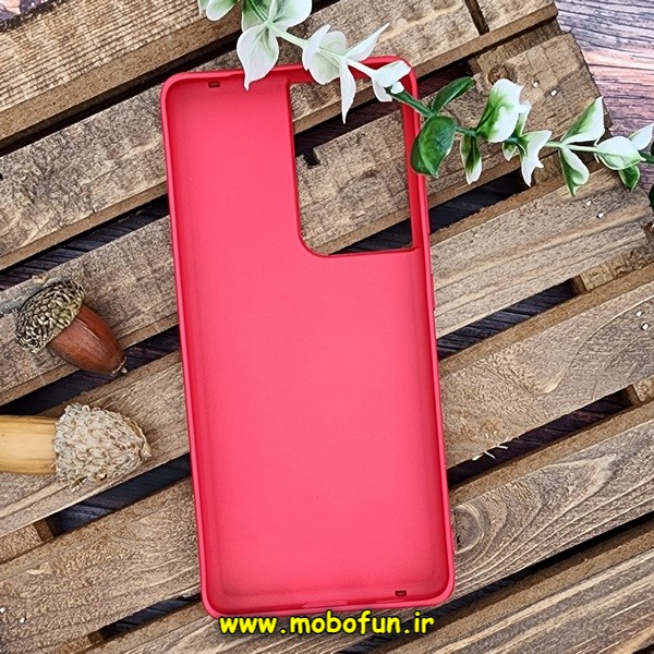قاب گوشی Galaxy S21 Ultra سامسونگ اورجینال چرمی لدرکیس Leather Case صورتی فانتزی کد 282