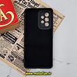 قاب گوشی Galaxy A53 5G سامسونگ طرح سیلیکونی سنگی برجسته Stand Stone محافظ لنز دار مشکی کد 548