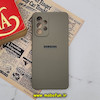 قاب گوشی Galaxy A53 5G سامسونگ طرح سیلیکونی سنگی برجسته Stand Stone محافظ لنز دار خاکستری کد 550