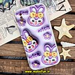 قاب گوشی iPhone X - iPhone XS آیفون طرح چاپ سه بعدی 3D پافر کارتونی محافظ لنز دار کد 455