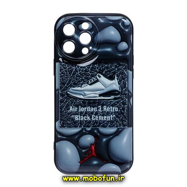 قاب گوشی iPhone 12 Pro Max آیفون طرح چاپ سه بعدی 3D پافر اسپرت محافظ لنز دار کد 658