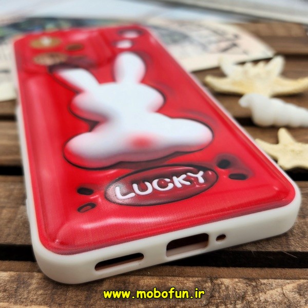 قاب گوشی Redmi Note 12 Pro 5G شیائومی طرح چاپ سه بعدی 3D پافر کارتونی محافظ لنز دار کد 52
