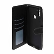 کیف گوشی Galaxy A11 - Galaxy M11 سامسونگ مگنتی طرح چرم کتابی محافظ لنزدار مشکی کد 584