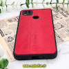 قاب گوشی Redmi 10A - Redmi 9C شیائومی طرح چرمی ساده محافظ لنزدار PAL Prime قرمز کد 281