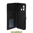 کیف گوشی Redmi 12C شیائومی مگنتی طرح چرم کتابی محافظ لنزدار مشکی کد 3