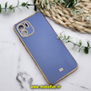 قاب گوشی Redmi A1 - Redmi A2 شیائومی طرح ژله ای مای کیس گلد لاین دور طلایی محافظ لنز دار آبی فیلی کد 16