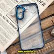 قاب گوشی Galaxy A24 4G سامسونگ اورجینال متال کیس Metal طرح پشت طلق شفاف دور سیلیکونی سرمه ای کد E39-171308