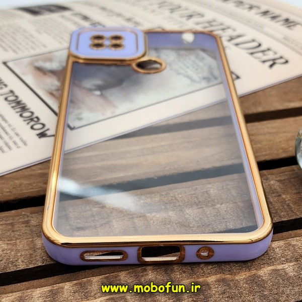 قاب گوشی Redmi 9C - Redmi 10A - Poco C3 شیائومی طرح الکتروپلیتینگ شیشه ای طلقی شفاف اورجینال یونیک کیس Unique Case محافظ لنز دار یاسی کد E42-171925