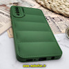 قاب گوشی Galaxy A30S - Galaxy A50S - Galaxy A50 سامسونگ سیلیکون ژله ای پافر PC زیر بسته محافظ لنز دار سبز کد 915