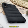 قاب گوشی Galaxy A32 4G سامسونگ سیلیکون ژله ای پافر PC زیر بسته محافظ لنز دار مشکی کد 30419
