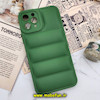 قاب گوشی iPhone 11 Pro سامسونگ سیلیکون ژله ای پافر PC زیر بسته محافظ لنز دار سبز کد 374