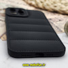 قاب گوشی iPhone 12 Pro Max سامسونگ سیلیکون ژله ای پافر PC زیر بسته محافظ لنز دار مشکی کد 585