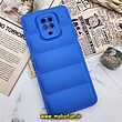 قاب گوشی Redmi Note 9s - Redmi Note 9 Pro شیائومی سیلیکون ژله ای پافر PC زیر بسته محافظ لنز دار آبی کاربنی کد 832