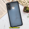 قاب گوشی Galaxy A10S سامسونگ پشت مات متال کیس دور سیلیکونی محافظ لنزدار مشکی کد 572