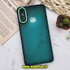 قاب گوشی Galaxy A10S سامسونگ پشت مات متال کیس دور سیلیکونی محافظ لنزدار سبز کد 573
