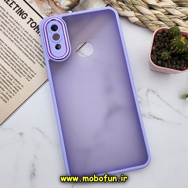 قاب گوشی Galaxy A10S سامسونگ پشت مات متال کیس دور سیلیکونی محافظ لنزدار یاسی کد 576