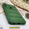 قاب گوشی Galaxy A11 - Galaxy M11 سامسونگ سیلیکون ژله ای پافر PC زیر بسته محافظ لنز دار سبز کد 593