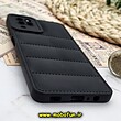 قاب گوشی Galaxy A12 - Galaxy M12 سامسونگ سیلیکون ژله ای پافر PC زیر بسته محافظ لنز دار مشکی کد 1134
