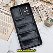 قاب گوشی Galaxy A12 - Galaxy M12 سامسونگ سیلیکون ژله ای پافر PC زیر بسته محافظ لنز دار مشکی کد 1134