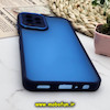 قاب گوشی Galaxy A23 4G سامسونگ پشت مات متال کیس دور سیلیکونی محافظ لنزدار سرمه ای کد 385