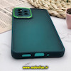 قاب گوشی Galaxy A33 5G سامسونگ پشت مات متال کیس دور سیلیکونی محافظ لنزدار سبز کد 427
