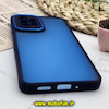 قاب گوشی Galaxy A33 5G سامسونگ پشت مات متال کیس دور سیلیکونی محافظ لنزدار سرمه ای کد 429