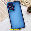 قاب گوشی Galaxy A33 5G سامسونگ پشت مات متال کیس دور سیلیکونی محافظ لنزدار سرمه ای کد 429