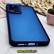 قاب گوشی Galaxy A34 5G سامسونگ پشت مات متال کیس دور سیلیکونی محافظ لنزدار سرمه ای کد 67