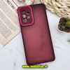 قاب گوشی Galaxy A52 4G - Galaxy A52 5G - Galaxy A52S سامسونگ پشت مات متال کیس دور سیلیکونی محافظ لنزدار زرشکی کد 1065