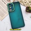 قاب گوشی Galaxy A54 5G سامسونگ پشت مات متال کیس دور سیلیکونی محافظ لنزدار سبز کد 100