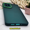 قاب گوشی Galaxy A73 5G سامسونگ پشت مات متال کیس دور سیلیکونی محافظ لنزدار سبز کد 544
