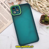 قاب گوشی iPhone 11 Pro Max آیفون پشت مات متال کیس دور سیلیکونی محافظ لنزدار سبز کد 516