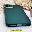قاب گوشی iPhone 11 Pro Max آیفون پشت مات متال کیس دور سیلیکونی محافظ لنزدار سبز کد 516