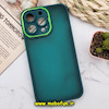 قاب گوشی iPhone 13 Pro آیفون پشت مات متال کیس دور سیلیکونی محافظ لنزدار سبز کد 359