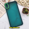 قاب گوشی iPhone X - iPhone XS آیفون پشت مات متال کیس دور سیلیکونی محافظ لنزدار سبز کد 477