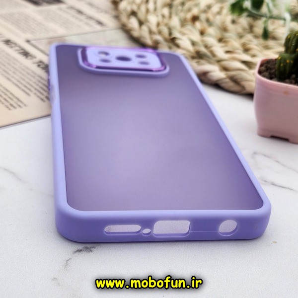 قاب گوشی Poco X3 NFC - Poco X3 Pro شیائومی پشت مات متال کیس دور سیلیکونی محافظ لنزدار یاسی کد 1323