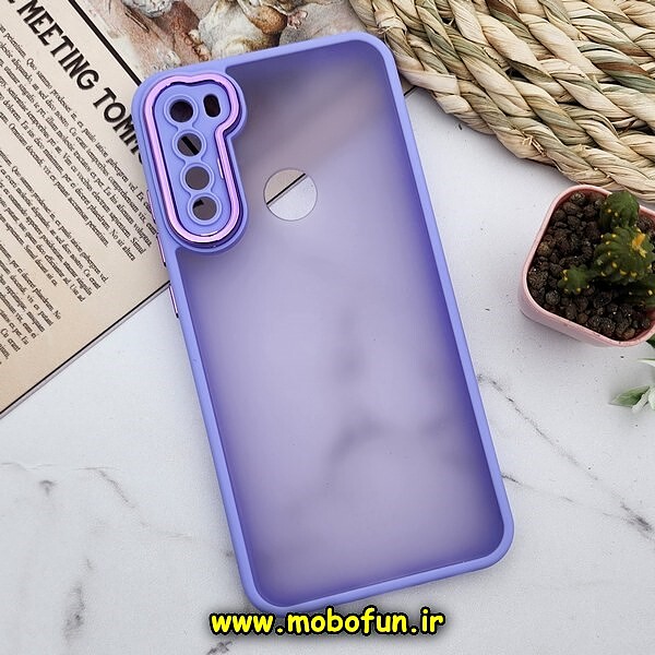 قاب گوشی Redmi Note 8 - Redmi Note 8 2021 شیائومی پشت مات متال کیس دور سیلیکونی محافظ لنزدار یاسی کد 775
