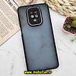 قاب گوشی Redmi Note 9S - Redmi Note 9 Pro شیائومی پشت مات متال کیس دور سیلیکونی محافظ لنزدار مشکی کد 833